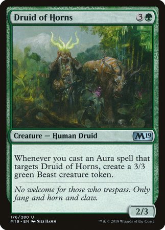 Druid of Horns [Core Set 2019] | Jomio and Rueliete's Cards and Comics