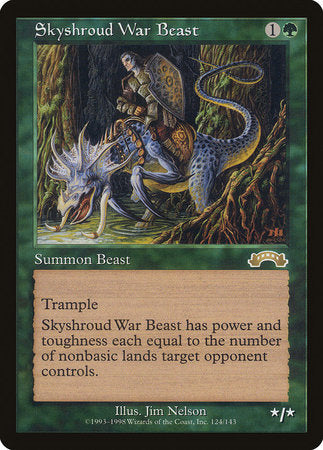 Skyshroud War Beast [Exodus] | Jomio and Rueliete's Cards and Comics