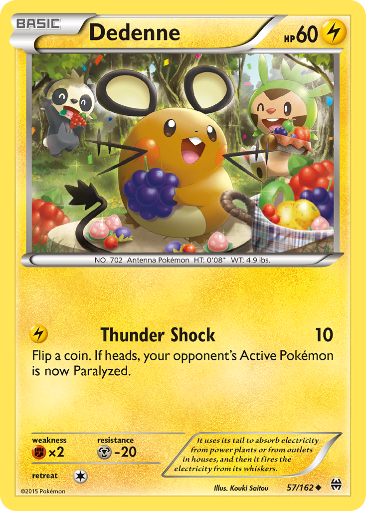 Dedenne (57/162) [XY: BREAKthrough] | Jomio and Rueliete's Cards and Comics