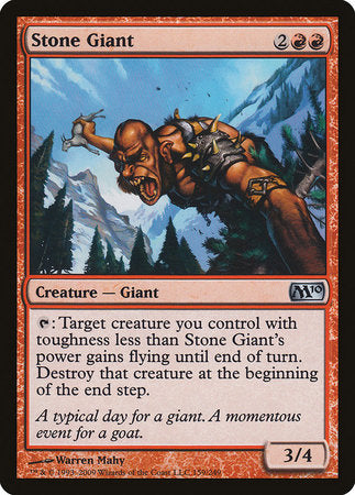 Stone Giant [Magic 2010] | Jomio and Rueliete's Cards and Comics