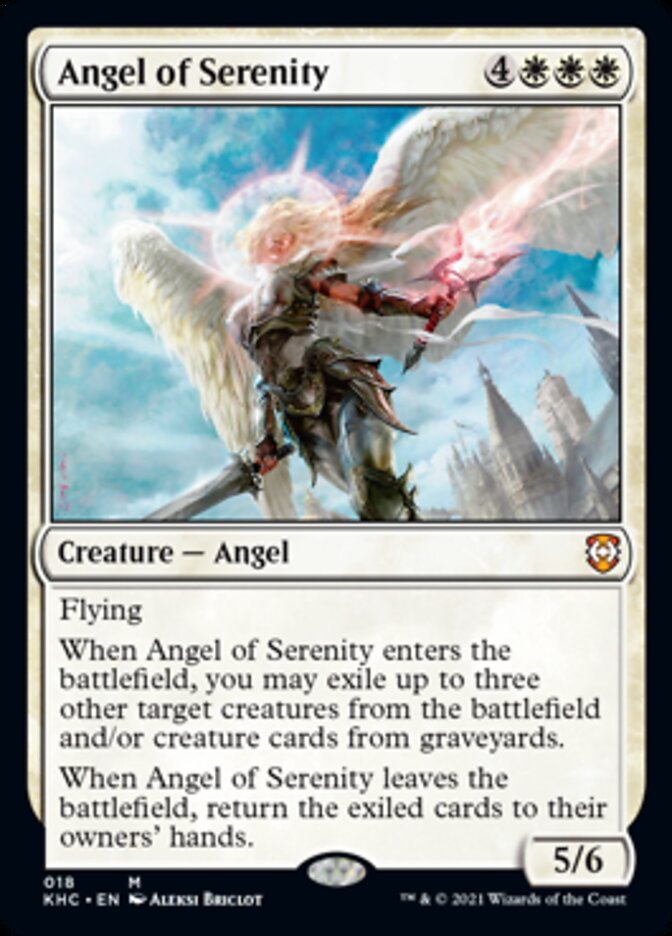 Angel of Serenity [Kaldheim Commander] | Jomio and Rueliete's Cards and Comics