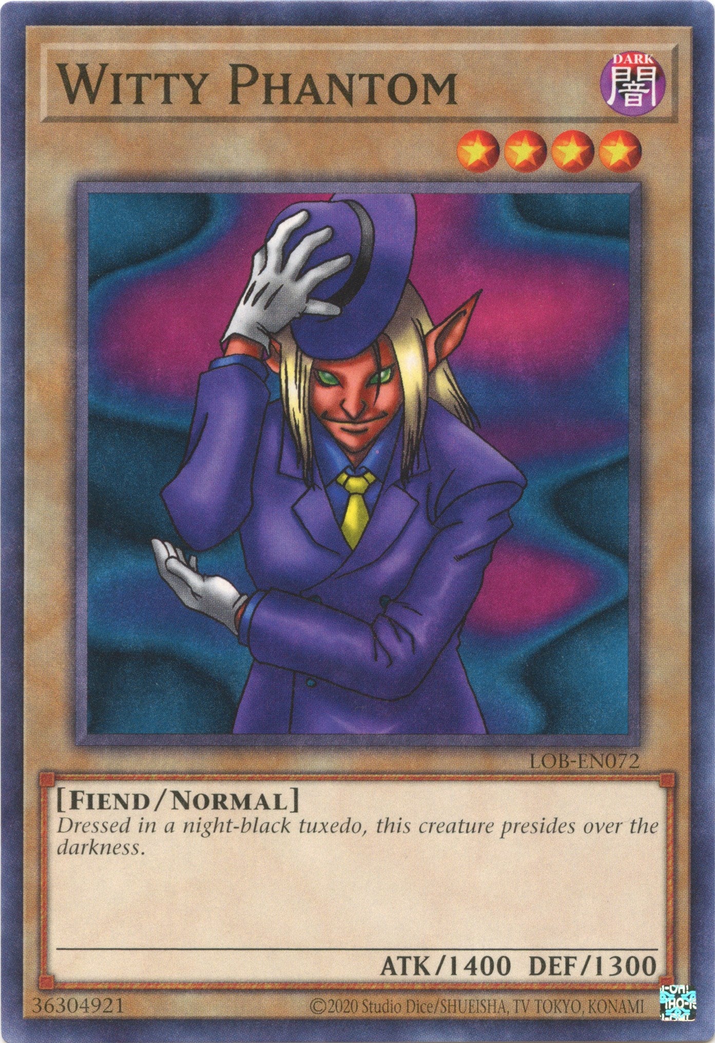 Witty Phantom (25th Anniversary) [LOB-EN072] Common | Jomio and Rueliete's Cards and Comics