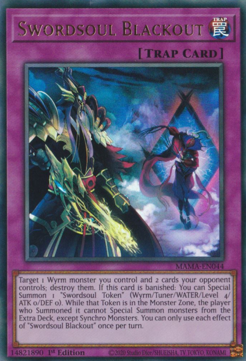 Swordsoul Blackout [MAMA-EN044] Ultra Rare | Jomio and Rueliete's Cards and Comics