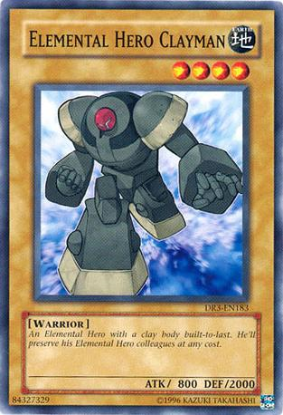 Elemental Hero Clayman [DR3-EN183] Common | Jomio and Rueliete's Cards and Comics