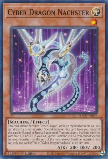 Cyber Dragon Nachster [SDCS-EN007] Common | Jomio and Rueliete's Cards and Comics