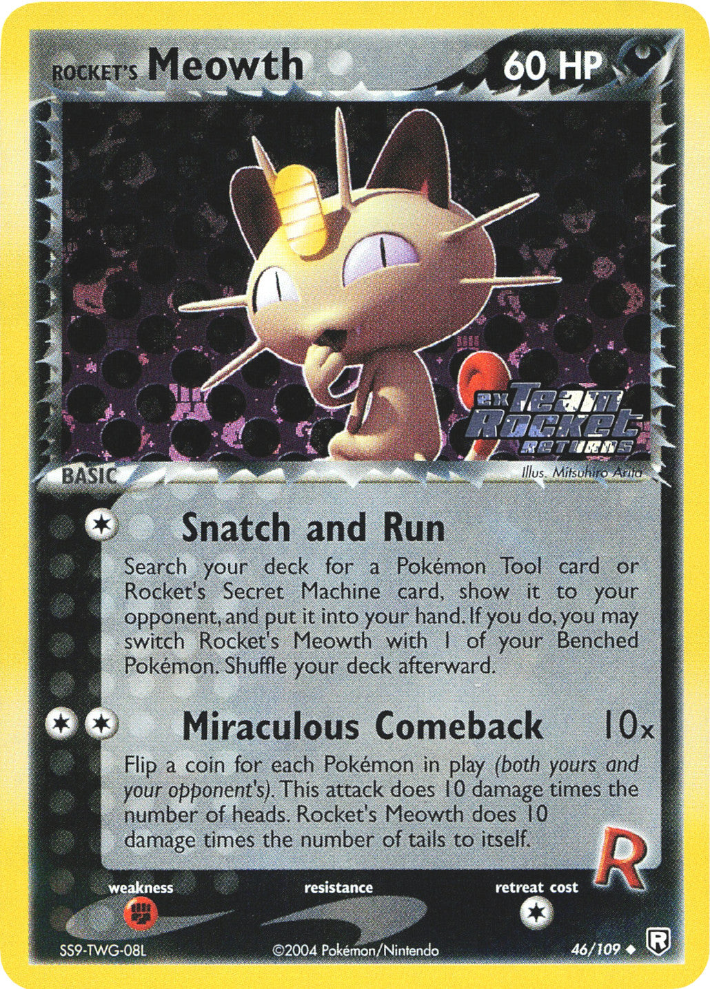 Rocket's Meowth (46/109) (Stamped) [EX: Team Rocket Returns] | Jomio and Rueliete's Cards and Comics