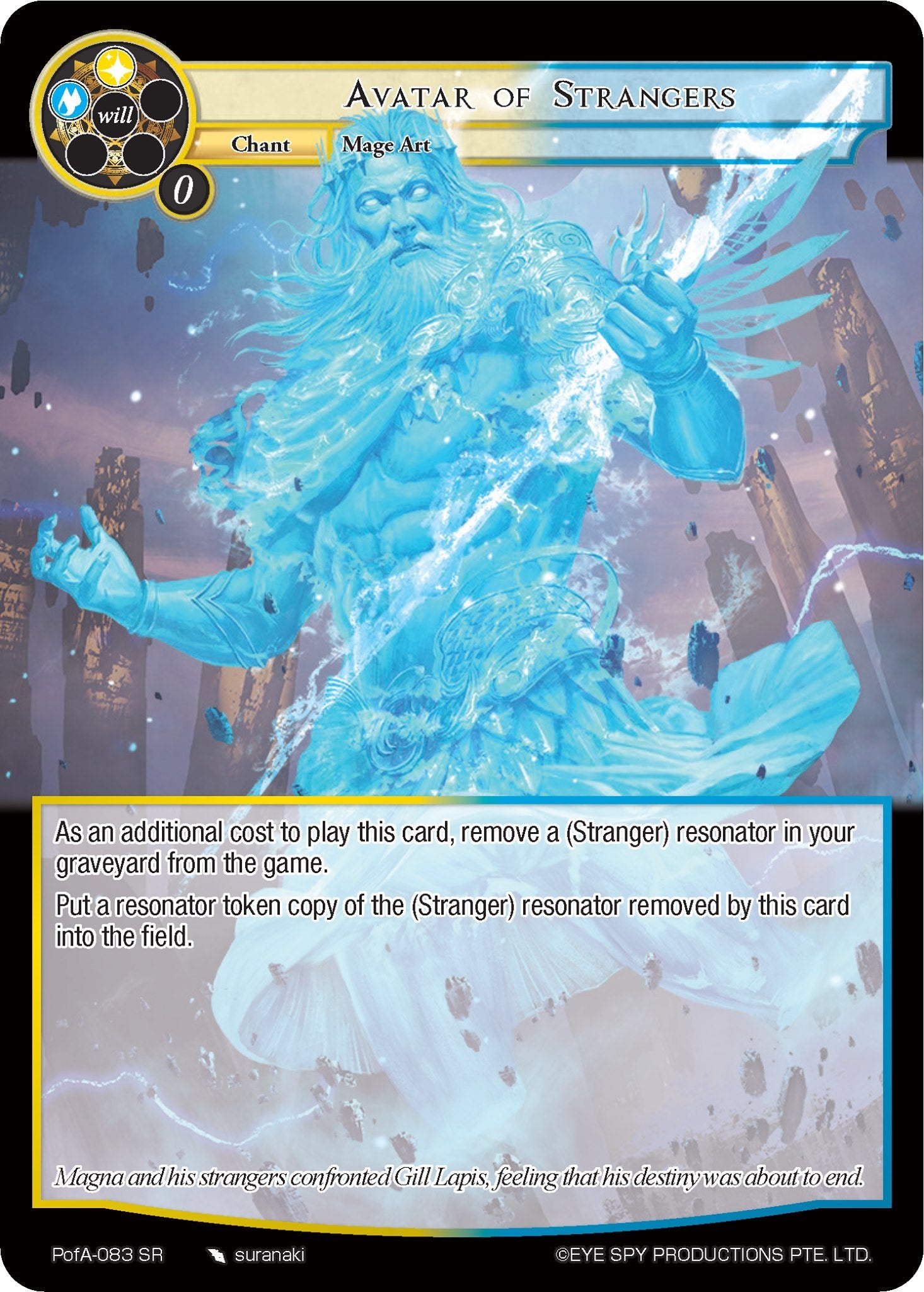 Avatar of Strangers (PofA-083) [Alice Origin IV: Prologue of Attoractia] | Jomio and Rueliete's Cards and Comics