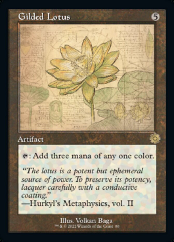 Gilded Lotus (Retro Schematic) [The Brothers' War Retro Artifacts] | Jomio and Rueliete's Cards and Comics