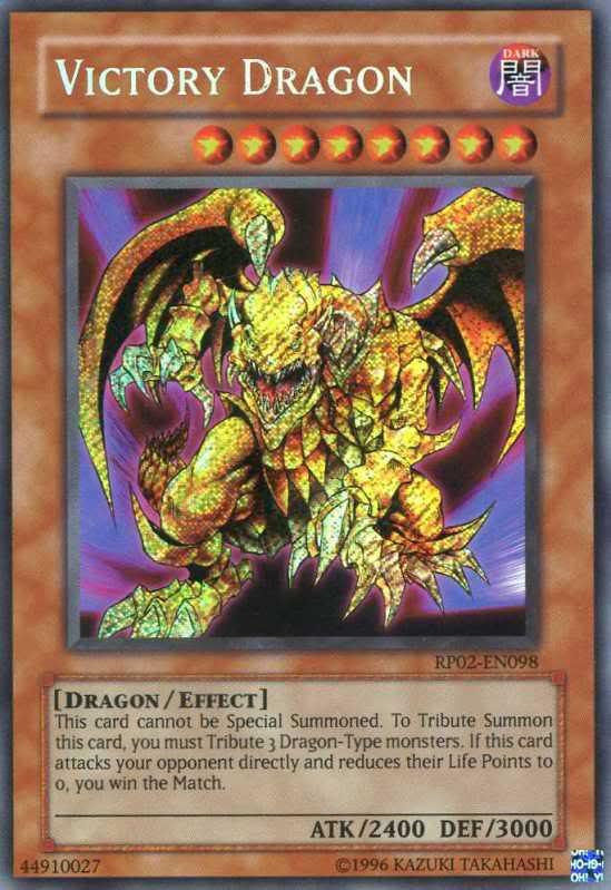 Victory Dragon [RP02-EN098] Secret Rare | Jomio and Rueliete's Cards and Comics