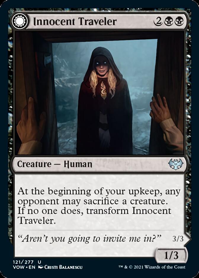 Innocent Traveler // Malicious Invader [Innistrad: Crimson Vow] | Jomio and Rueliete's Cards and Comics