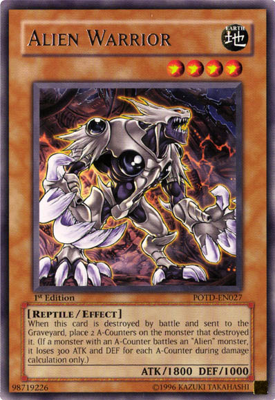 Alien Warrior [POTD-EN027] Rare | Jomio and Rueliete's Cards and Comics