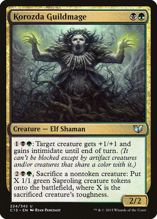 Korozda Guildmage [Commander 2015] | Jomio and Rueliete's Cards and Comics