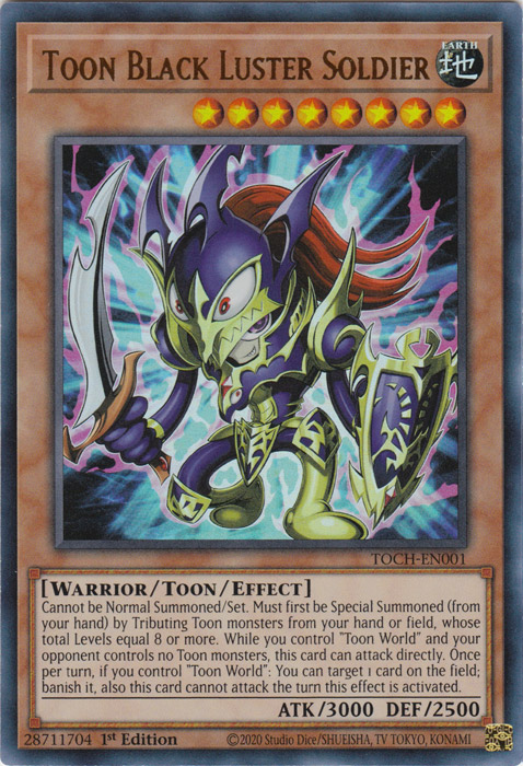 Toon Black Luster Soldier [TOCH-EN001] Ultra Rare | Jomio and Rueliete's Cards and Comics