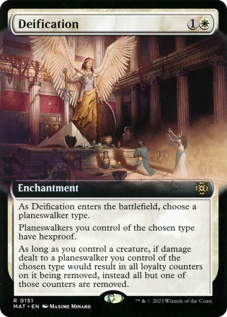 Deification (Extended Art) [March of the Machine: The Aftermath] | Jomio and Rueliete's Cards and Comics