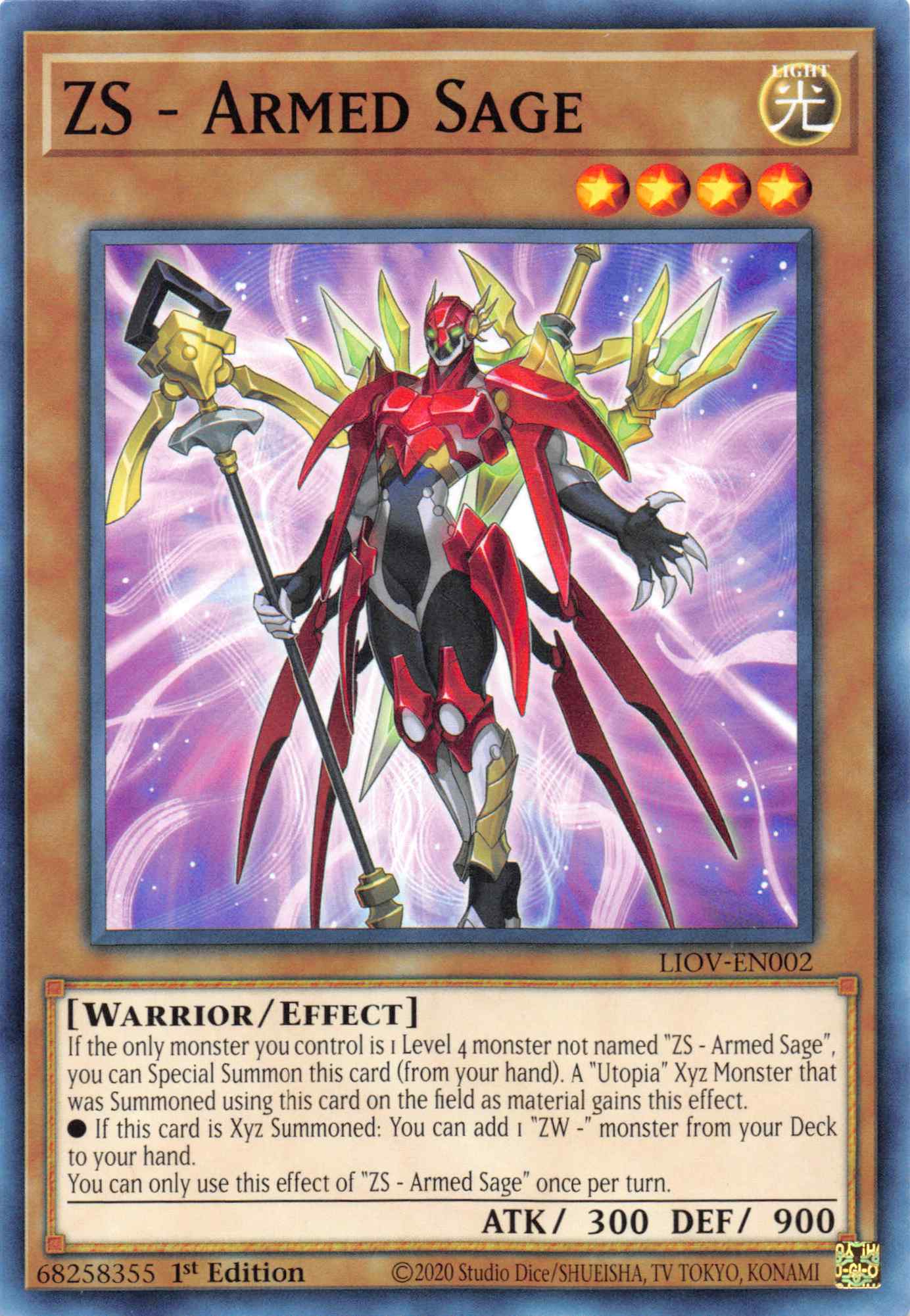 ZS - Armed Sage [LIOV-EN002] Common | Jomio and Rueliete's Cards and Comics