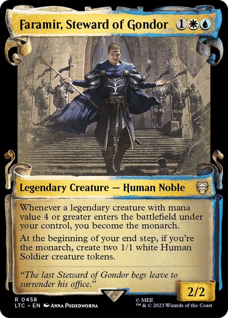 Faramir, Steward of Gondor [The Lord of the Rings: Tales of Middle-Earth Commander Showcase Scrolls] | Jomio and Rueliete's Cards and Comics
