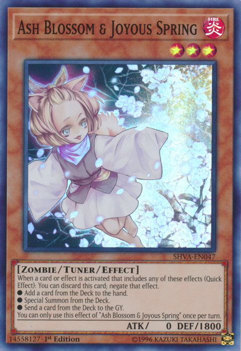 Ash Blossom & Joyous Spring [SHVA-EN047] Super Rare | Jomio and Rueliete's Cards and Comics