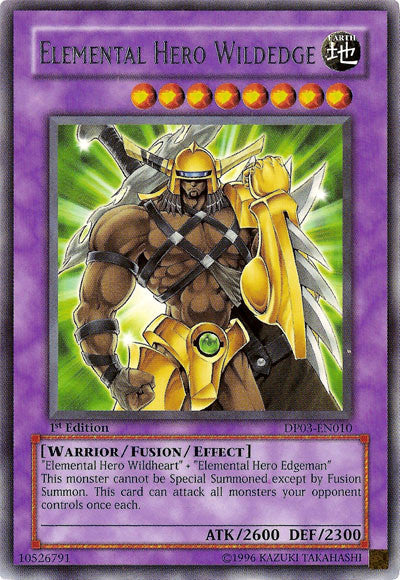 Elemental Hero Wildedge [DP03-EN010] Rare | Jomio and Rueliete's Cards and Comics