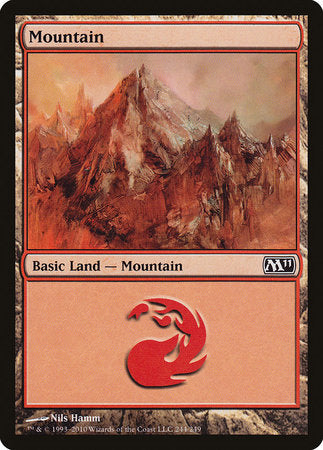 Mountain (244) [Magic 2011] | Jomio and Rueliete's Cards and Comics
