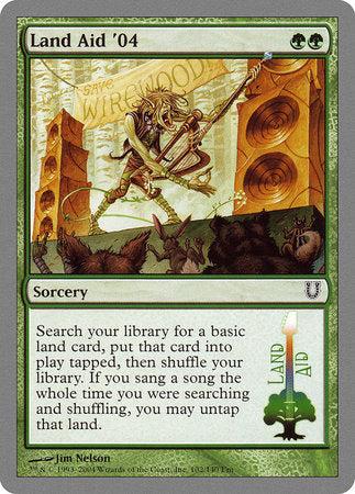 Land Aid '04 [Unhinged] | Jomio and Rueliete's Cards and Comics