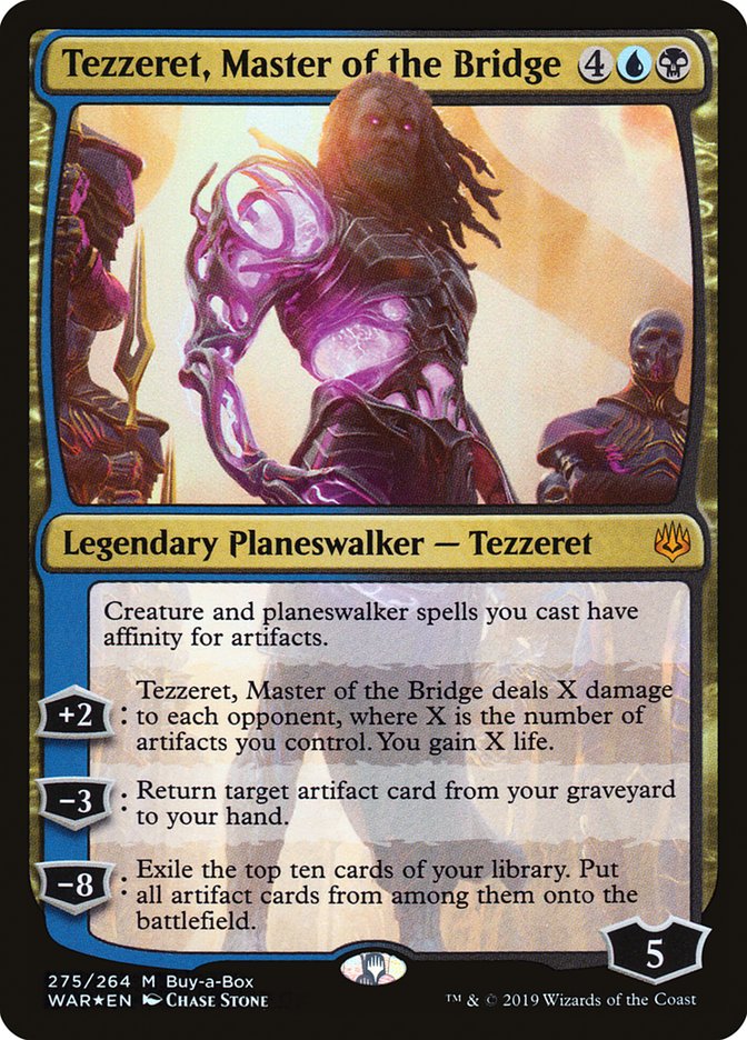 Tezzeret, Master of the Bridge (Buy-A-Box) [War of the Spark] | Jomio and Rueliete's Cards and Comics