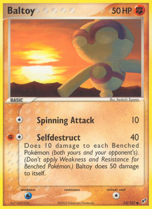 Baltoy (53/107) [EX: Deoxys] | Jomio and Rueliete's Cards and Comics