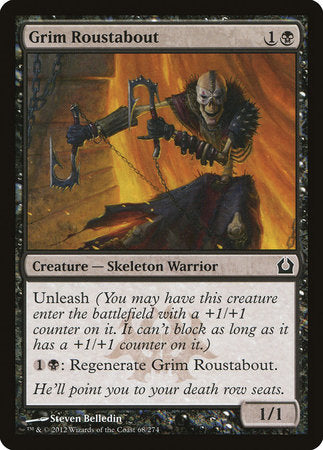 Grim Roustabout [Return to Ravnica] | Jomio and Rueliete's Cards and Comics
