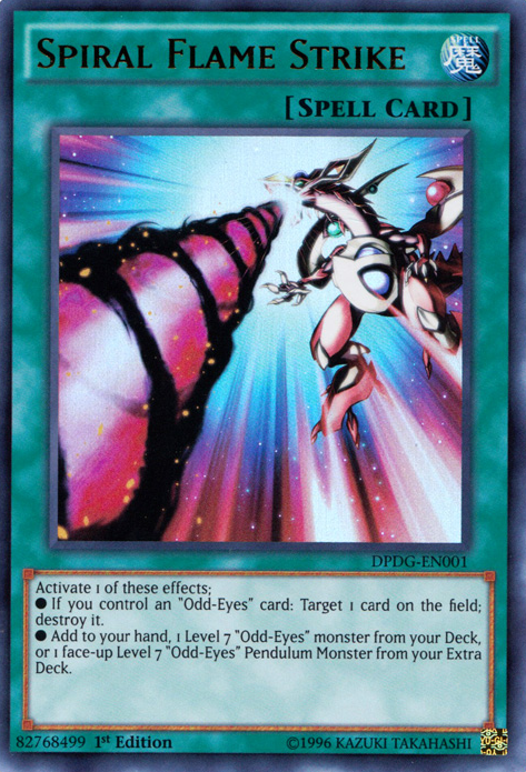 Spiral Flame Strike [DPDG-EN001] Ultra Rare | Jomio and Rueliete's Cards and Comics