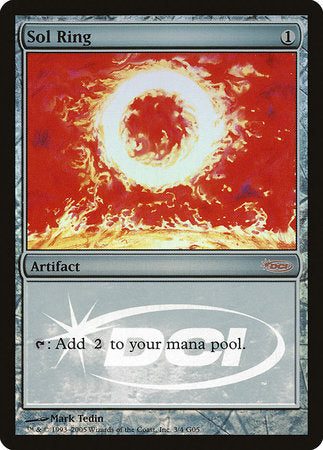 Sol Ring [Judge Gift Cards 2005] | Jomio and Rueliete's Cards and Comics