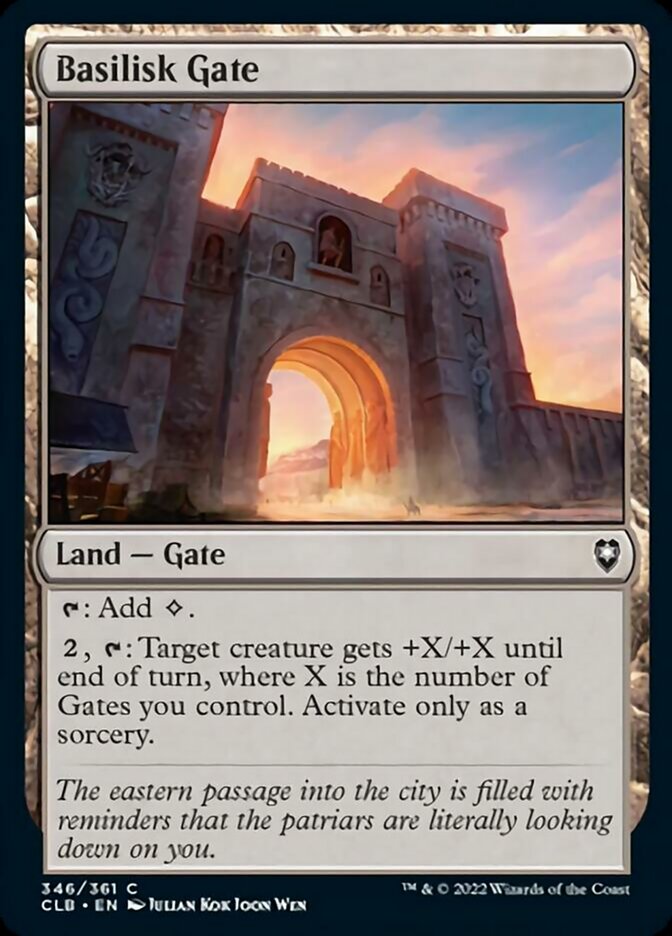 Basilisk Gate [Commander Legends: Battle for Baldur's Gate] | Jomio and Rueliete's Cards and Comics