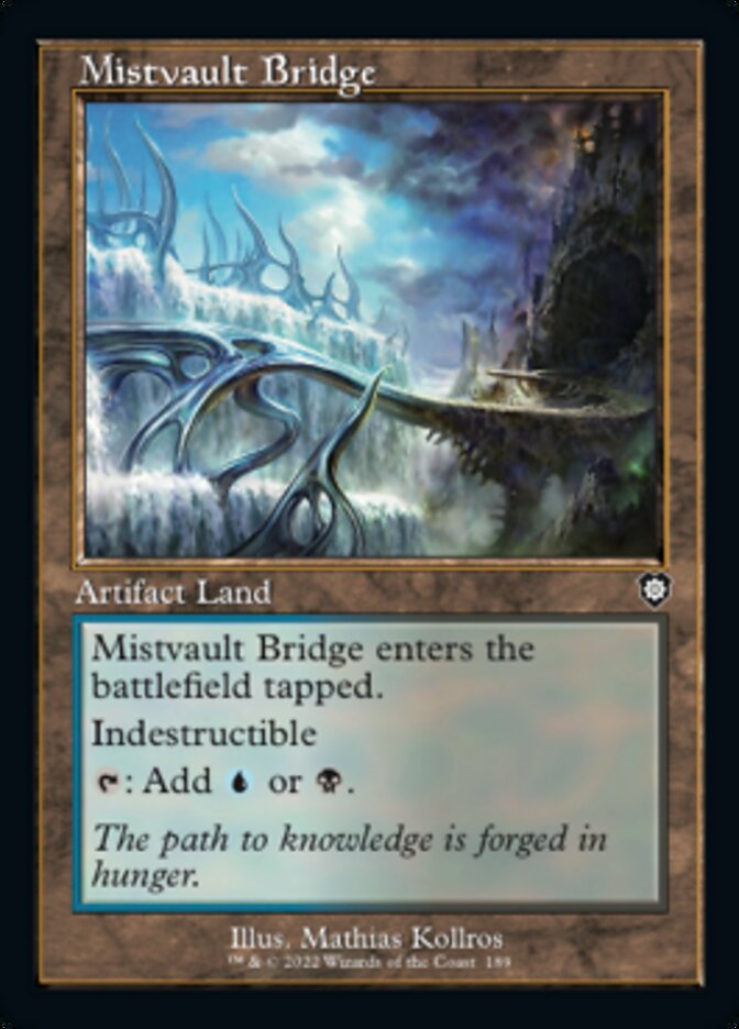 Mistvault Bridge (Retro) [The Brothers' War Commander] | Jomio and Rueliete's Cards and Comics