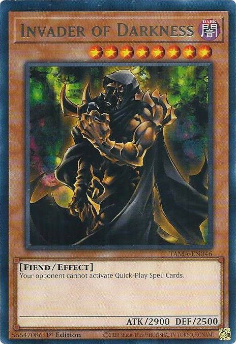 Invader of Darkness [TAMA-EN046] Rare | Jomio and Rueliete's Cards and Comics