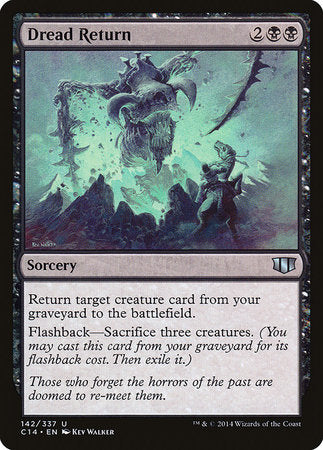 Dread Return [Commander 2014] | Jomio and Rueliete's Cards and Comics