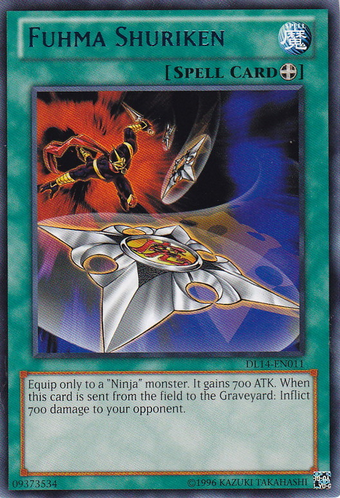 Fuhma Shuriken (Blue) [DL14-EN011] Rare | Jomio and Rueliete's Cards and Comics
