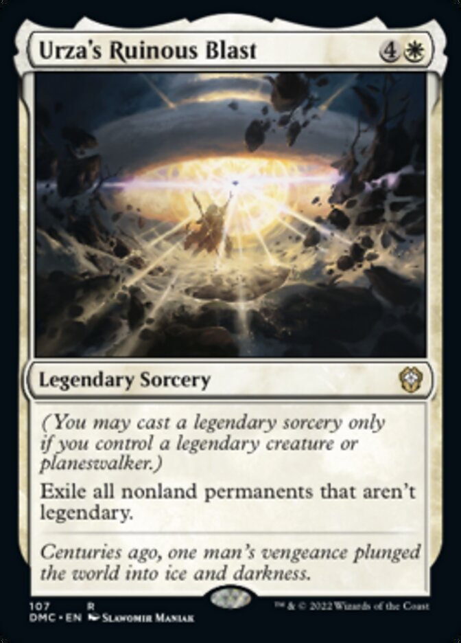 Urza's Ruinous Blast [Dominaria United Commander] | Jomio and Rueliete's Cards and Comics