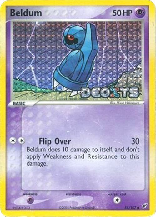 Beldum (55/107) (Stamped) [EX: Deoxys] | Jomio and Rueliete's Cards and Comics