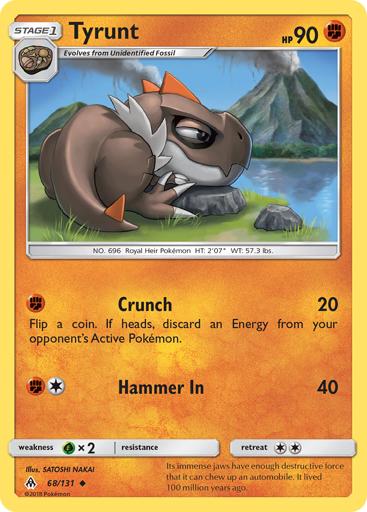 Tyrunt (68/131) [Sun & Moon: Forbidden Light] | Jomio and Rueliete's Cards and Comics