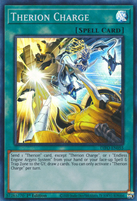 Therion Charge [DIFO-EN055] Super Rare | Jomio and Rueliete's Cards and Comics
