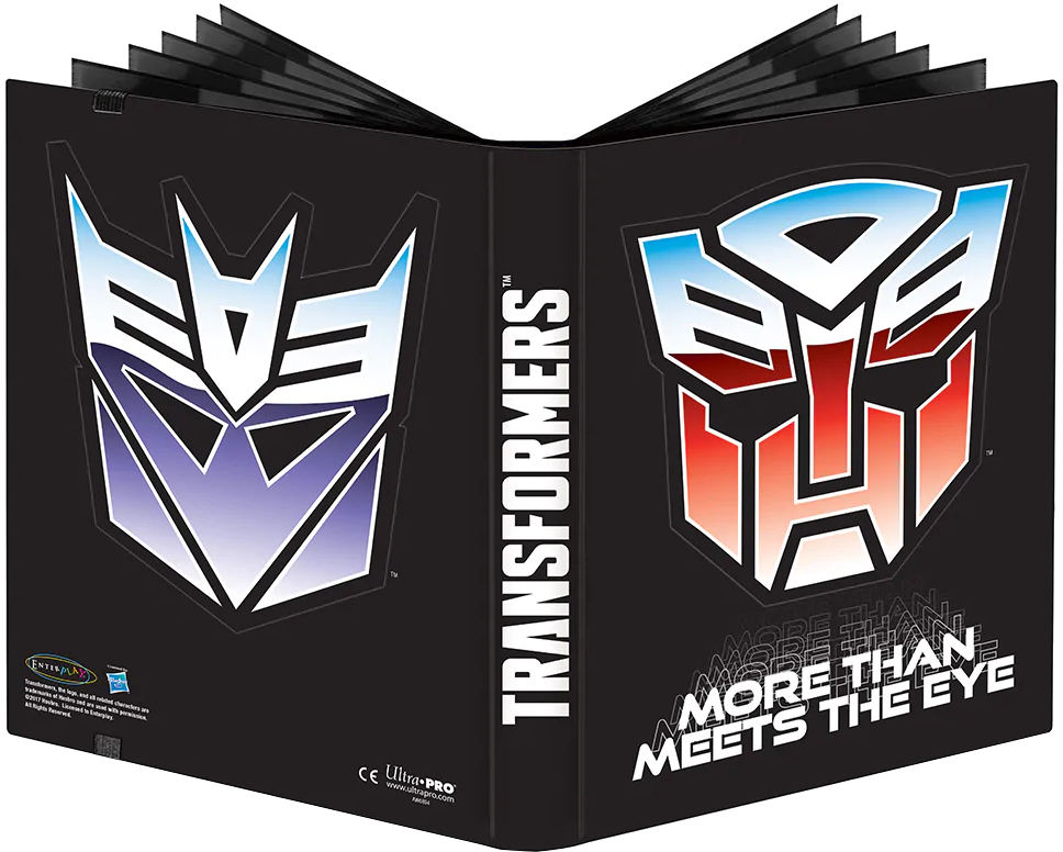 Ultra PRO: 9-Pocket PRO-Binder - Transformers (Shields) | Jomio and Rueliete's Cards and Comics