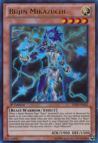 Bujin Mikazuchi [SHSP-EN022] Ultra Rare | Jomio and Rueliete's Cards and Comics