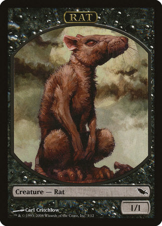 Rat Token [Shadowmoor Tokens] | Jomio and Rueliete's Cards and Comics