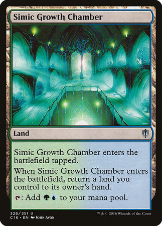 Simic Growth Chamber [Commander 2016] | Jomio and Rueliete's Cards and Comics