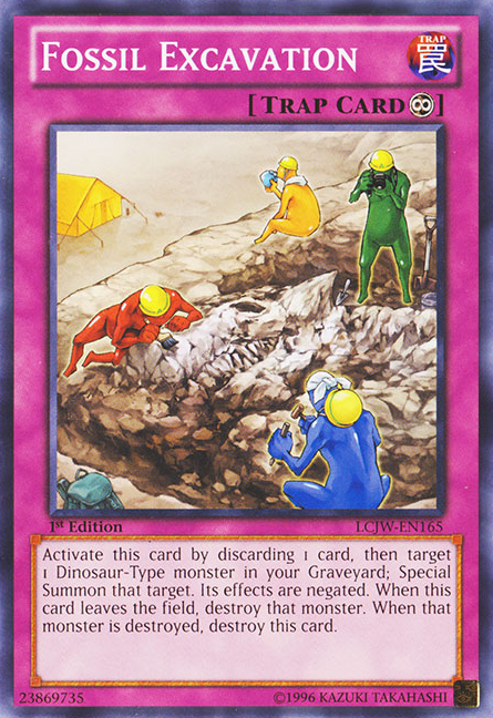 Fossil Excavation [LCJW-EN165] Common | Jomio and Rueliete's Cards and Comics