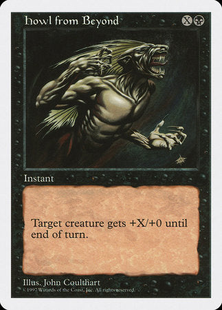 Howl from Beyond [Fifth Edition] | Jomio and Rueliete's Cards and Comics