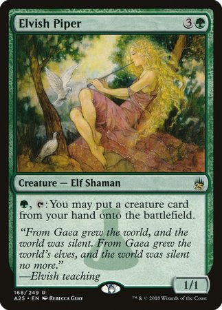 Elvish Piper [Masters 25] | Jomio and Rueliete's Cards and Comics