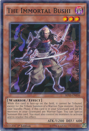 The Immortal Bushi (Shatterfoil) [BP03-EN036] Common | Jomio and Rueliete's Cards and Comics