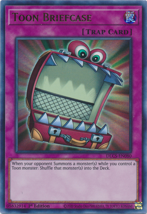 Toon Briefcase (Green) [DLCS-EN080] Ultra Rare | Jomio and Rueliete's Cards and Comics