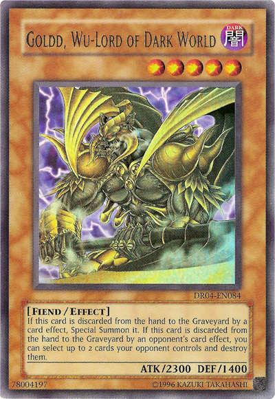 Goldd, Wu-Lord of Dark World [DR04-EN084] Ultra Rare | Jomio and Rueliete's Cards and Comics