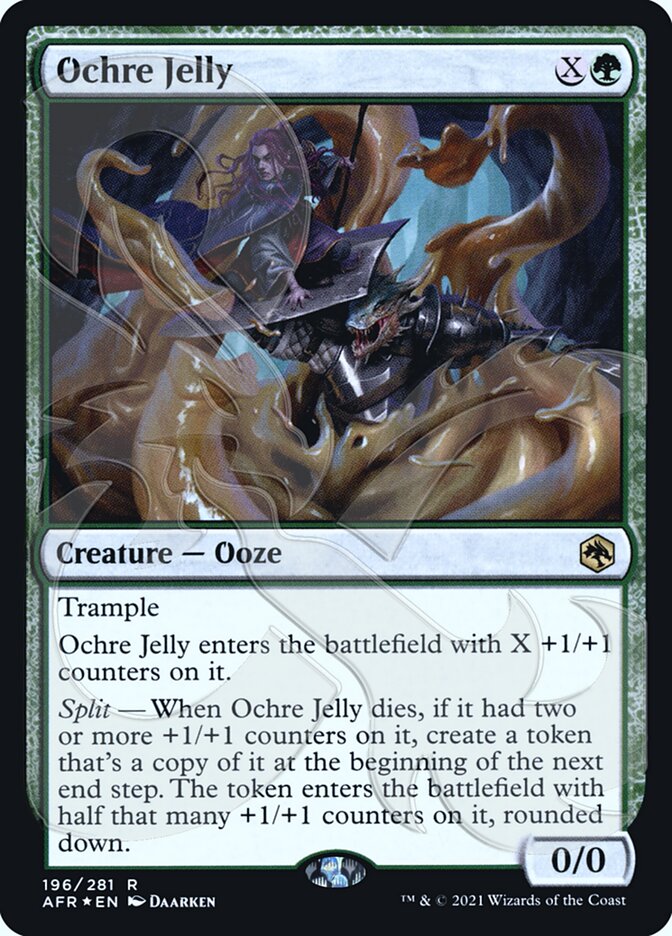 Ochre Jelly (Ampersand Promo) [Dungeons & Dragons: Adventures in the Forgotten Realms Promos] | Jomio and Rueliete's Cards and Comics