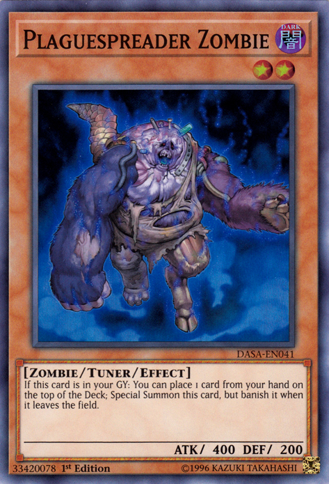 Plaguespreader Zombie [DASA-EN041] Super Rare | Jomio and Rueliete's Cards and Comics